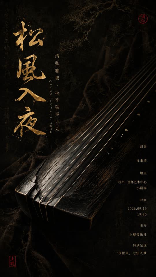 东方器乐文化海报